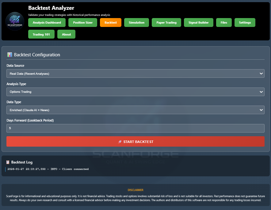 Backtest Analyzer